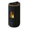 Freepoint Pelletofen Chrome 7 Stahl Dark Gold 2,5-7 KW EEK: A+ -Fire Heim Geschaft 09 18473 CHROME7DarkGold 1