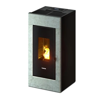 Freepoint Pelletofen Accent Stahl Naturstein 2,5-7 KW EEK: A+ -Fire Heim Geschaft 09 1871 ACCENTNaturstein 1