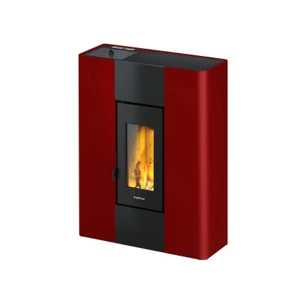 Freepoint Pelletofen Roxy Stahl Bordeaux 2,7-7 KW EEK: A+ -Fire Heim Geschaft