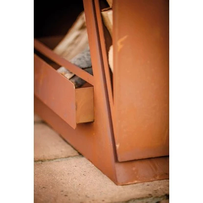 Ferrum Art Design Kaminofen Twin 1-0518 Rostbraun 6 Ferrum Art Design Kaminofen Twin 1-0518 Rostbraun – Bild 4