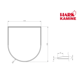 Hark Glasbodenplatte Groß Mit Facettenschliff -Fire Heim Geschaft 1679851 picture 4