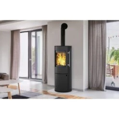 Kleining Kaminofen Lugano Schwarz Lackiert 6 KW EEK: A+ -Fire Heim Geschaft 1 1099 1008 LuganoMilieu 3