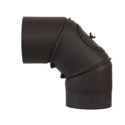 OBI Rauchrohrbogen 90° Ø 150 Mm Schwarz 4 OBI Rauchrohrbogen 90° Ø 150 Mm Schwarz – Bild 2