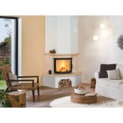 Hark Kaminofen-Bausatz Vermont Marmorverkleidung Beige 8 KW EEK: A+ -Fire Heim Geschaft 329 Vermont classico beige