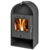 Thorma Kaminofen Basel Stahl Schwarz 7 KW -Fire Heim Geschaft 343888 BASELblack