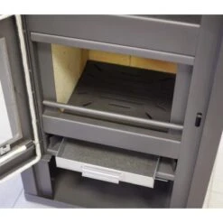 Wamsler Kaminofen Yuna Sandstein-Verkleidung Schwarz 6 KW EEK: A -Fire Heim Geschaft 3939188 4432 6