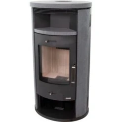 Accente Kaminofen Verona II 3.0 GTS Naturstein Grau 7,5 KW EEK: A -Fire Heim Geschaft 3987260 4975 12