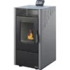 Rowi Pelletofen HPO 6/2 Comodo Anthrazit 6 KW EEK: A+ -Fire Heim Geschaft 40 103040043 Pelletofen 01