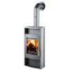 Thorma Kaminofen Alvesta Stahl Speckstein Eisengrau 8 KW -Fire Heim Geschaft 43589 ALVESTAgreysoapstone