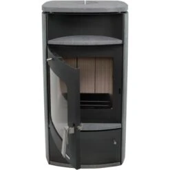 Accente Dauerbrand Kaminofen Montreal 2.0 Naturstein Grau 6 KW Mit Automatik -Fire Heim Geschaft 531767 4975 06