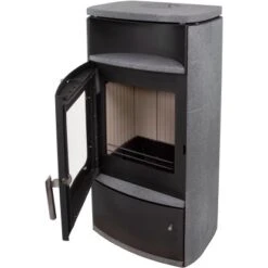 Accente Dauerbrand Kaminofen Montreal 2.0 Naturstein Grau 6 KW Mit Automatik -Fire Heim Geschaft 531767 4975 07