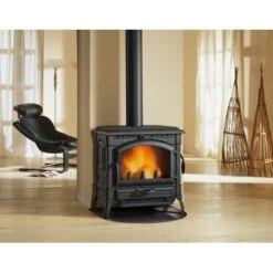La Nordica Kaminofen Isotta Gusseisen Schwarz 11,9 KW EEK: A+ -Fire Heim Geschaft 734137 1009 3