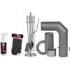 Firefix Kaminofen Anschluss-Set Dunkelgrau 4-teilig -Fire Heim Geschaft 777448 1009 Set2 1
