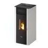 Freepoint Pelletofen Amaranto 9 Stahl Weiß 2,5-9,5 KW EEK: A+ -Fire Heim Geschaft 8053859014768 1099 18553 1