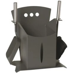 Lienbacher Kamingarnitur 2-teilig Anthrazit Beschichtet