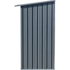 Dobar Kaminholzregal Madera Metall Grau 163 Cm X 83 Cm X 154 Cm -Fire Heim Geschaft 859472 4637 4