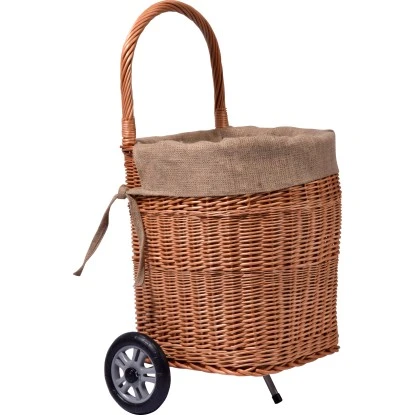 Dobar Kaminholzwagen Aus Weide Mit Kunststoffrädern 44 Cm X 43 Cm X 93 Cm 4 Dobar Kaminholzwagen Aus Weide Mit Kunststoffrädern 44 Cm X 43 Cm X 93 Cm – Bild 2