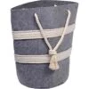 Dobar Filzkorb Für Kaminholz Mit Tragegriffen Grau-Weiß 40 Cm X 40 Cm X 60 Cm 2 Dobar Filzkorb Für Kaminholz Mit Tragegriffen Grau-Weiß 40 Cm X 40 Cm X 60 Cm -Fire Heim Geschaft 859477 4637 1