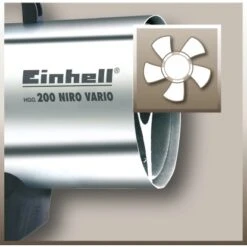 Einhell Heißluftgenerator HGG 200 Niro Vario Für DE Und AT -Fire Heim Geschaft 921055 2171 04