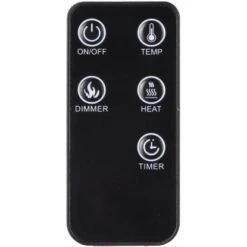 El Fuego Elektrokamin Umea 900/1000 W Regelbar Mit Fernbedienung -Fire Heim Geschaft 927216 2240 633 07