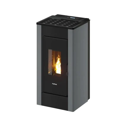 Freepoint Pelletofen Sharp Airtight Stahl Titanium 2,5-7,7 KW EEK: A+ -Fire Heim Geschaft 92 SHARPAIRTIGHTTitanium 1