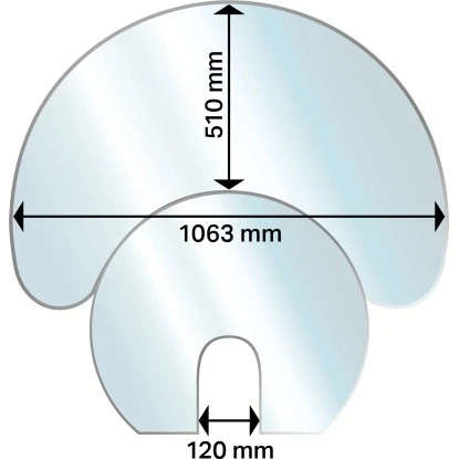 Aduro Glasplatte Vor Den Ofen Halbmond 4 Aduro Glasplatte Vor Den Ofen Halbmond – Bild 2