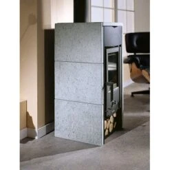 La Nordica Kaminofen Asia Naturstein 6 KW EEK: A+ Gratis Anzündpapier -Fire Heim Geschaft 962802 1009 2