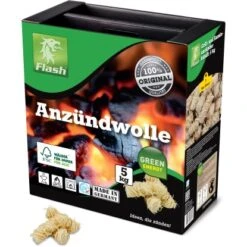 FLASH Anzündwolle 5 Kg Koffer